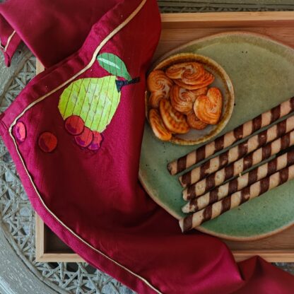 Calyz Red Napkin set of 4 - Image 4